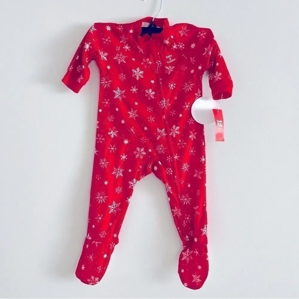 Family Pajamas Matching Baby Merry Pajamas - Snowflake size 18MO